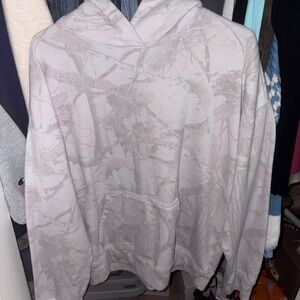 Hollister Light Pink Camo Hoodie